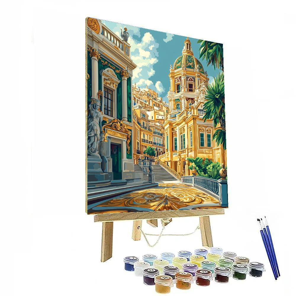 Gustav Klimt Inspired City Of Gold Paint by numbers kits