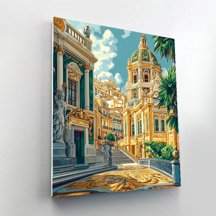 Gustav Klimt Inspired City Of Gold Paint by numbers kits
