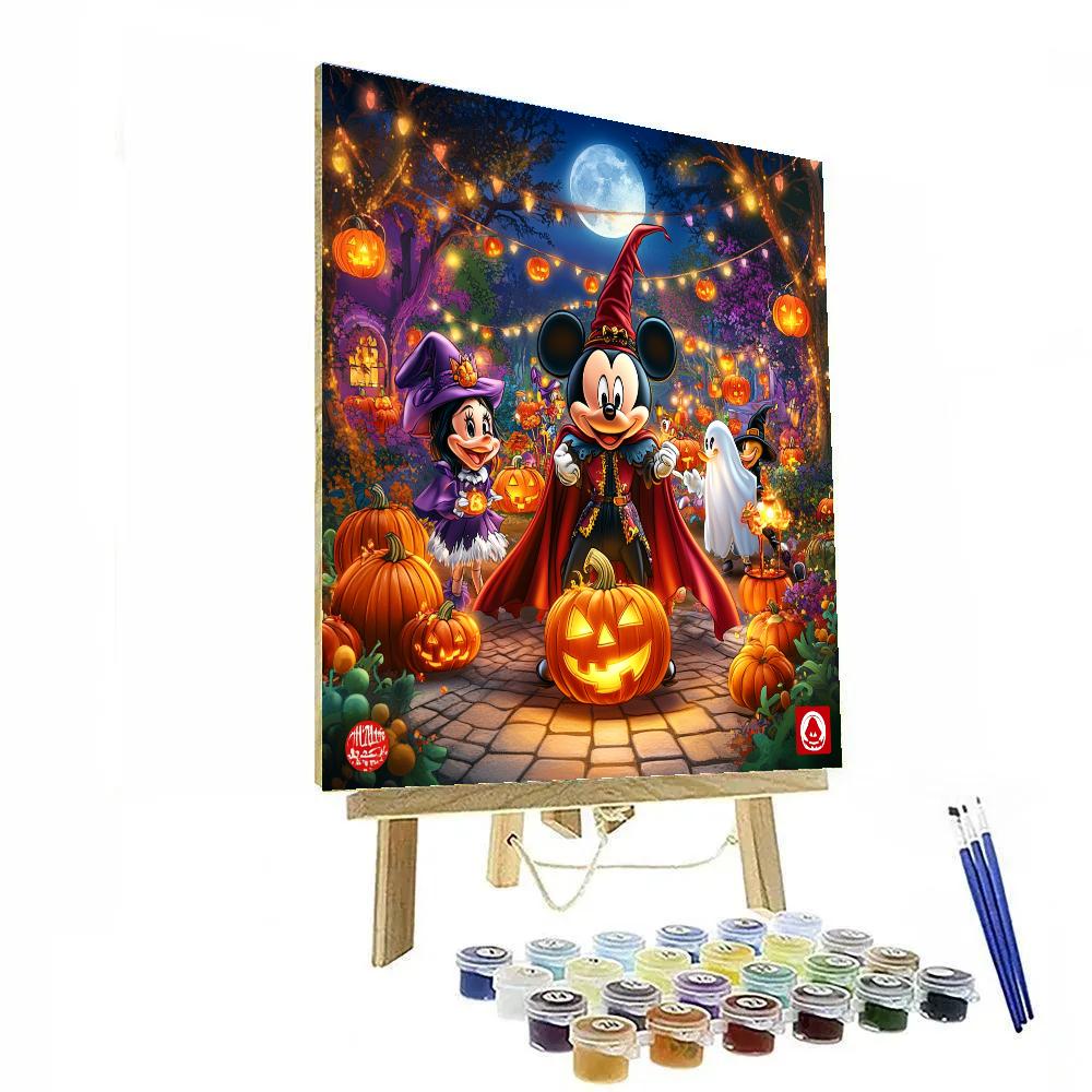 Pumpkin Festival Adventure With Mickey And Friends Numbered painting kits
