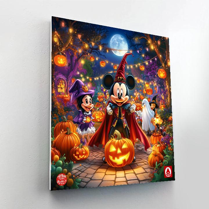 Pumpkin Festival Adventure With Mickey And Friends Numbered painting kits