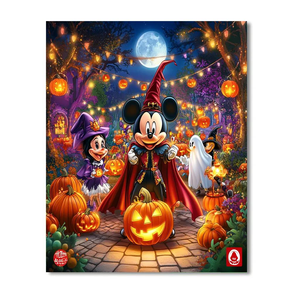 Pumpkin Festival Adventure With Mickey And Friends Numbered painting kits