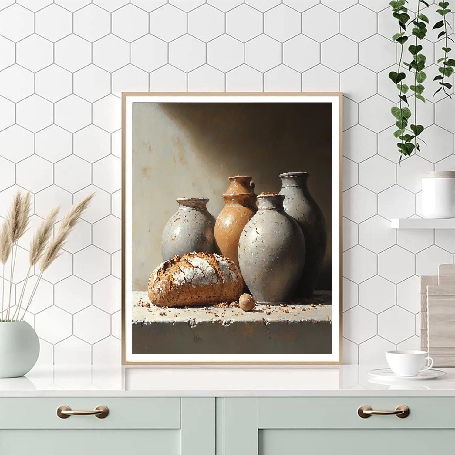 Diego Velázquez Inspired Earthenware Still Life Paint by numbers art