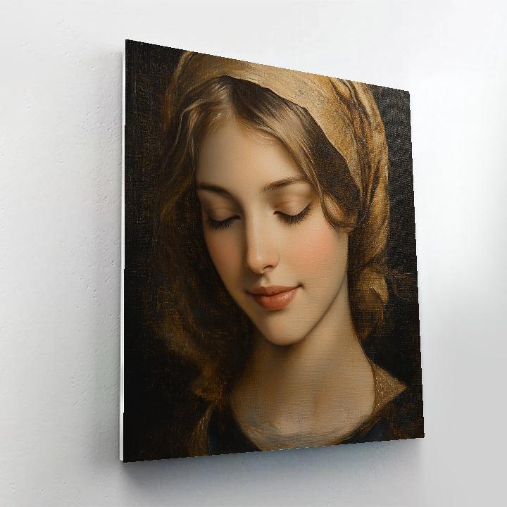 Leonardo Da Vinci Inspired Renaissance Portrait Study painting number kit