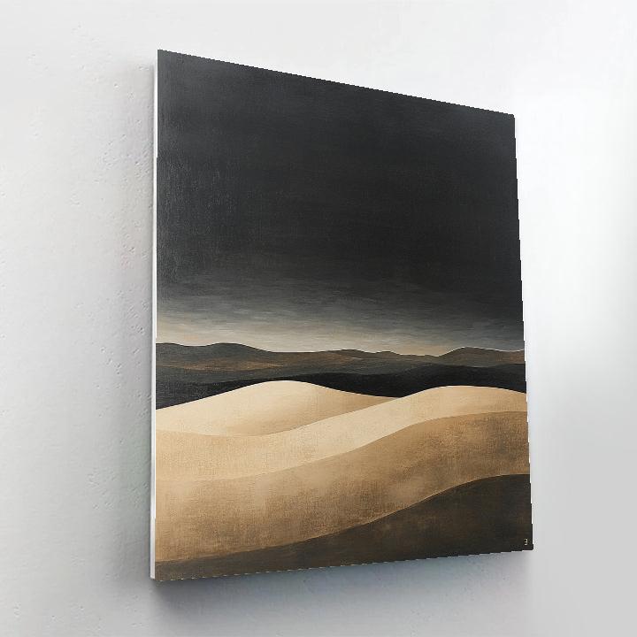 Francisco Goya Inspired Ashen Dunes Under Heavy Sky Paint by numbers kits