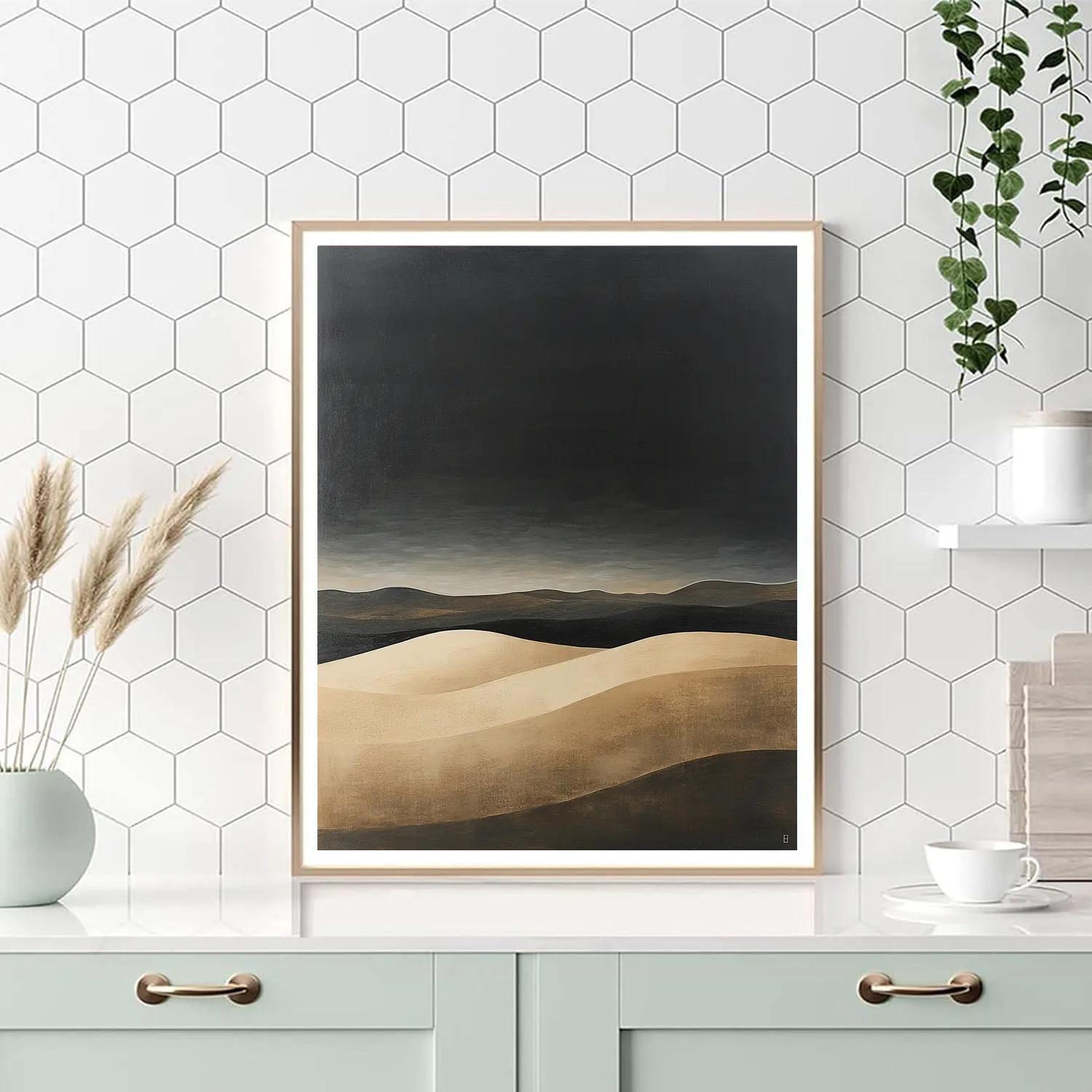 Francisco Goya Inspired Ashen Dunes Under Heavy Sky Paint by numbers kits
