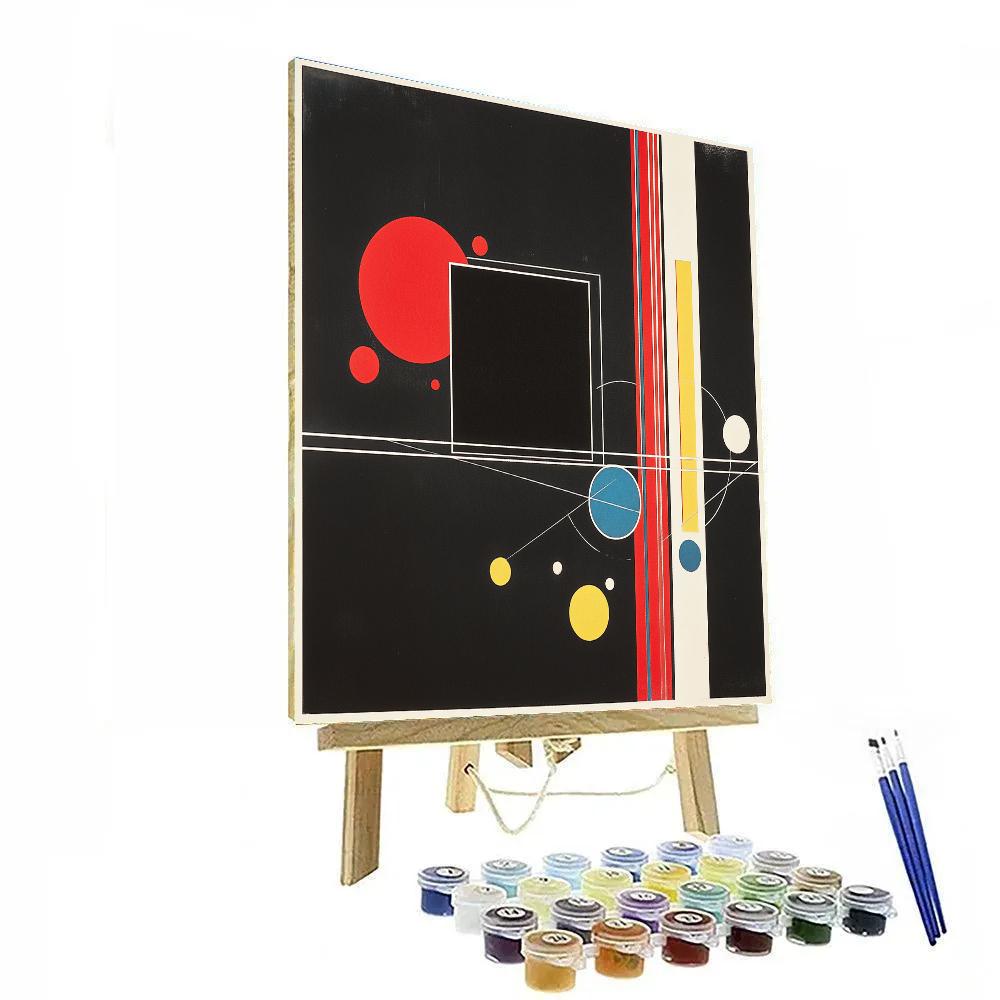 Kazimir Malevich Inspired Stellar Grid Equilibrium Painting by numbers kit