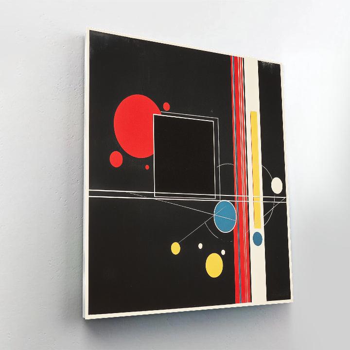 Kazimir Malevich Inspired Stellar Grid Equilibrium Painting by numbers kit