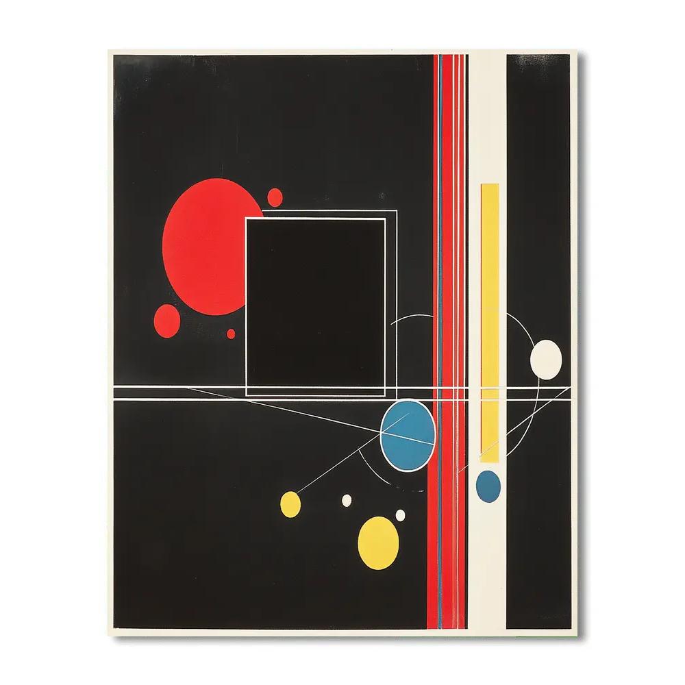 Kazimir Malevich Inspired Stellar Grid Equilibrium Painting by numbers kit