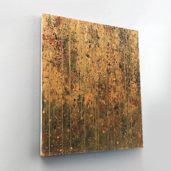 Jackson Pollock Inspired Autumn Web Of Drips Numbered painting kits