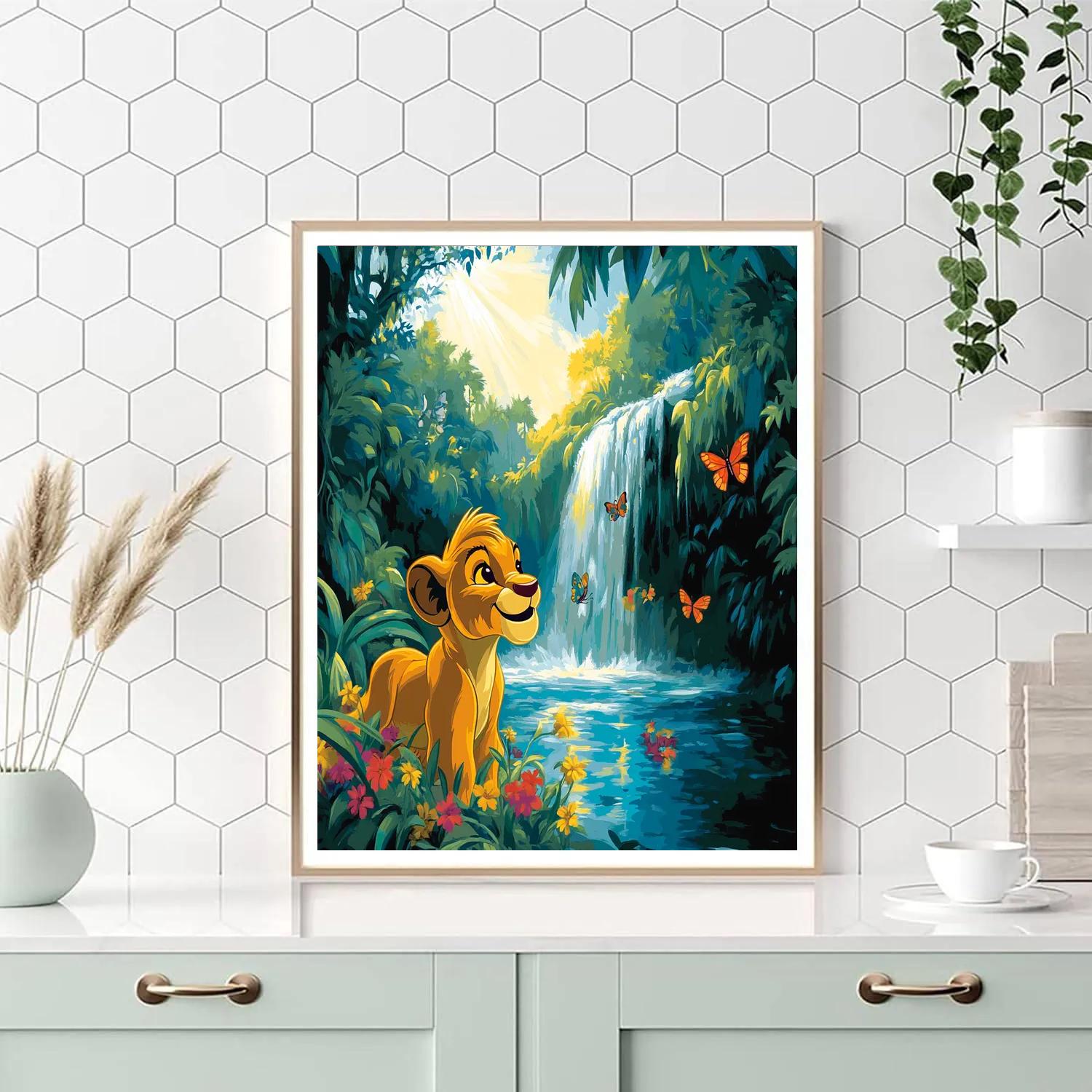 Simba Jungle Adventure Paint by numbers kits