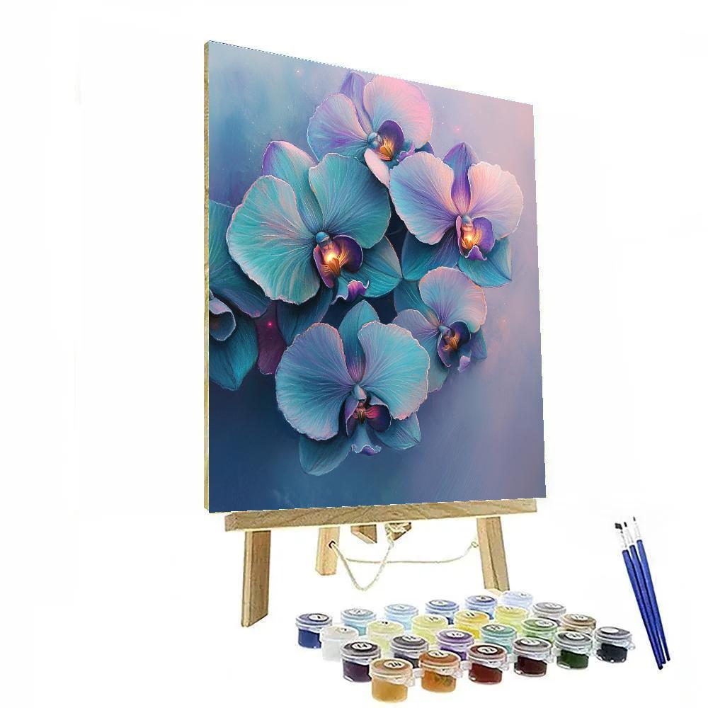 Edgar Degas Inspired Orchids Under Aurora Paint by numbers art