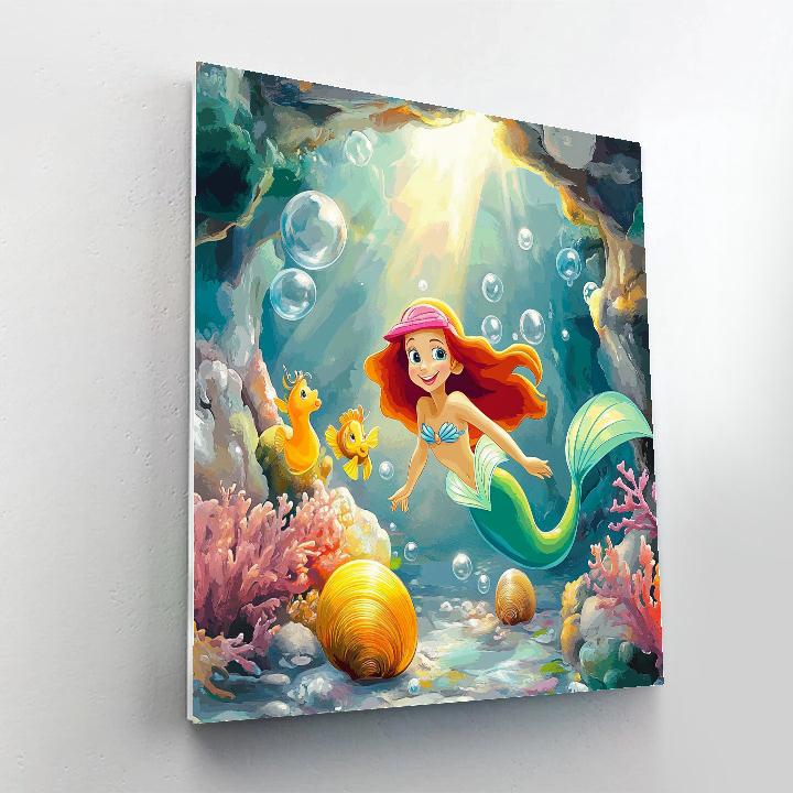 Ariel And Flounder Undersea Discovery Paint by numbers kits