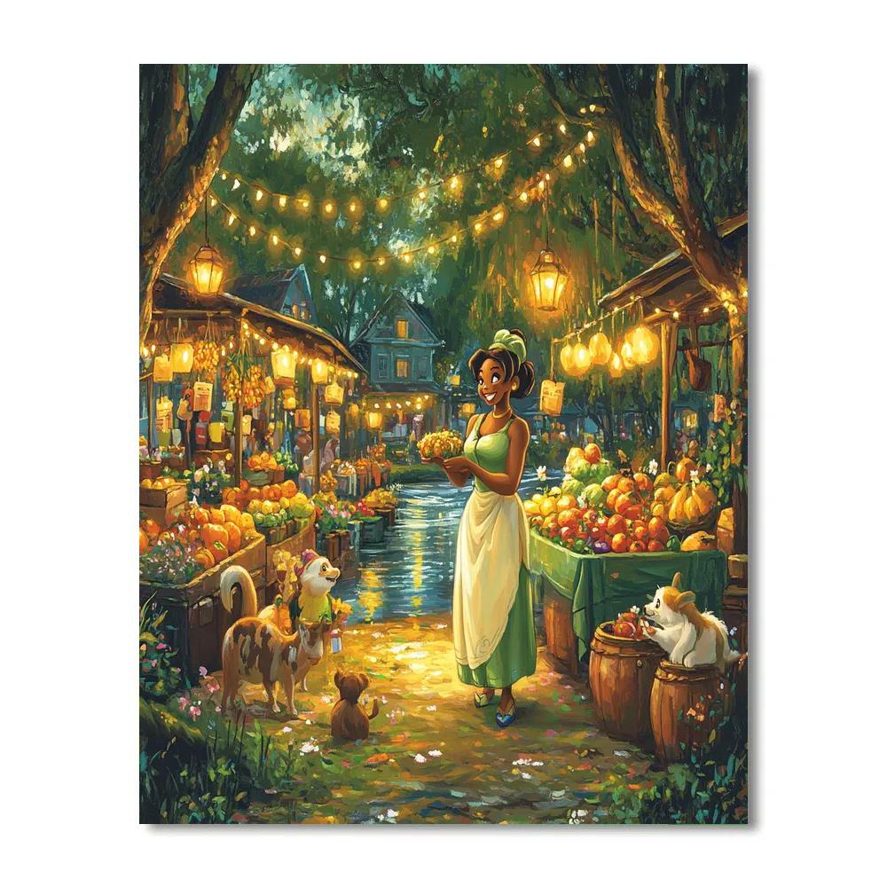 Tiana Market Celebration paint by numbers