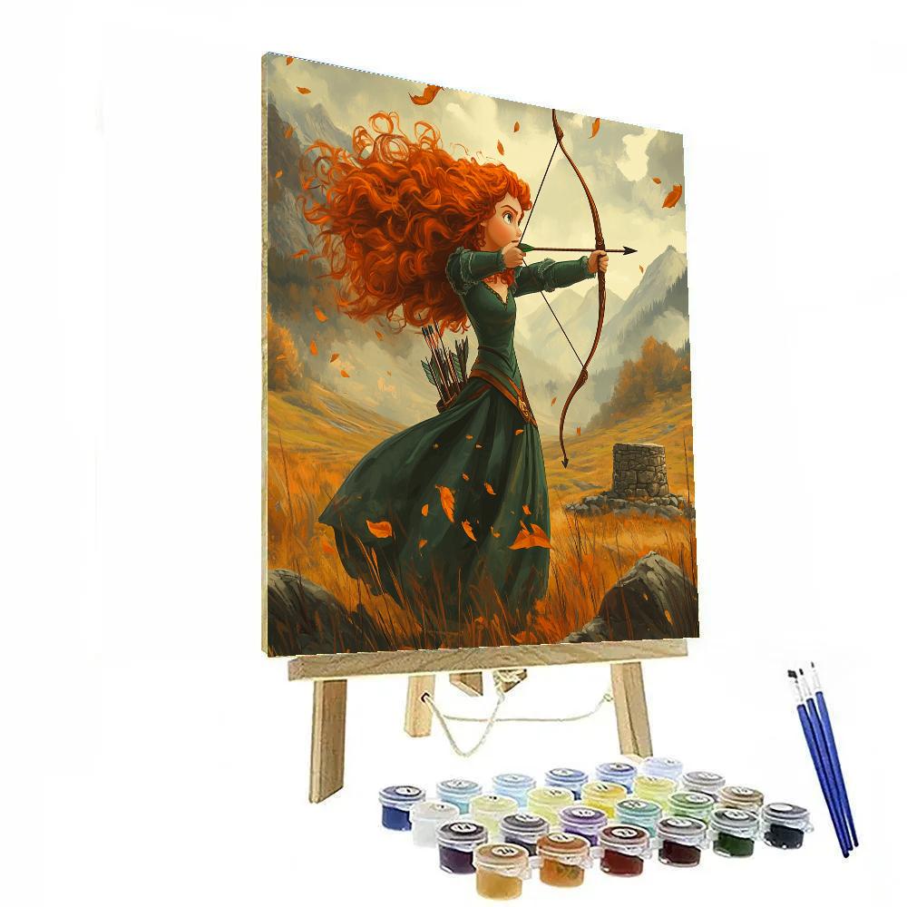Merida Highland Archery Paint by numbers art