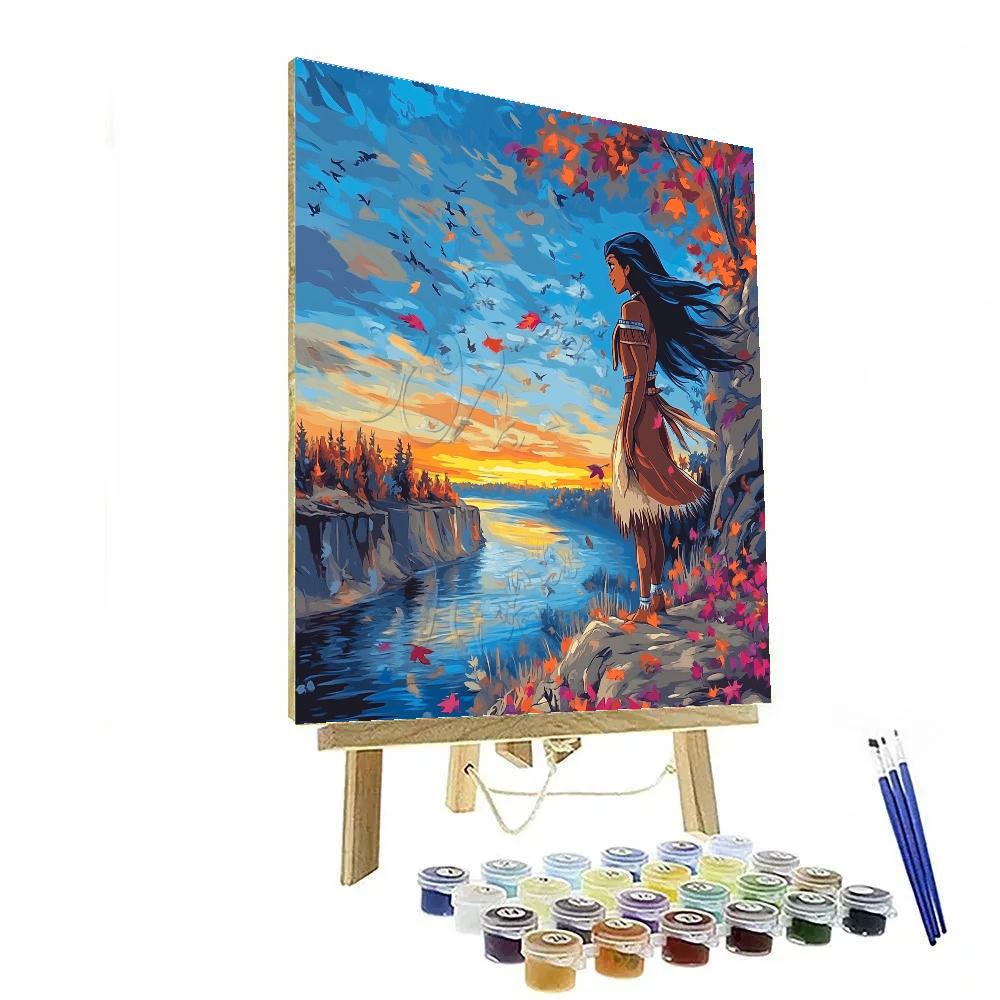 Pocahontas River Journey Paint by numbers kits