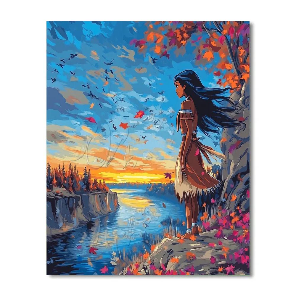 Pocahontas River Journey Paint by numbers kits