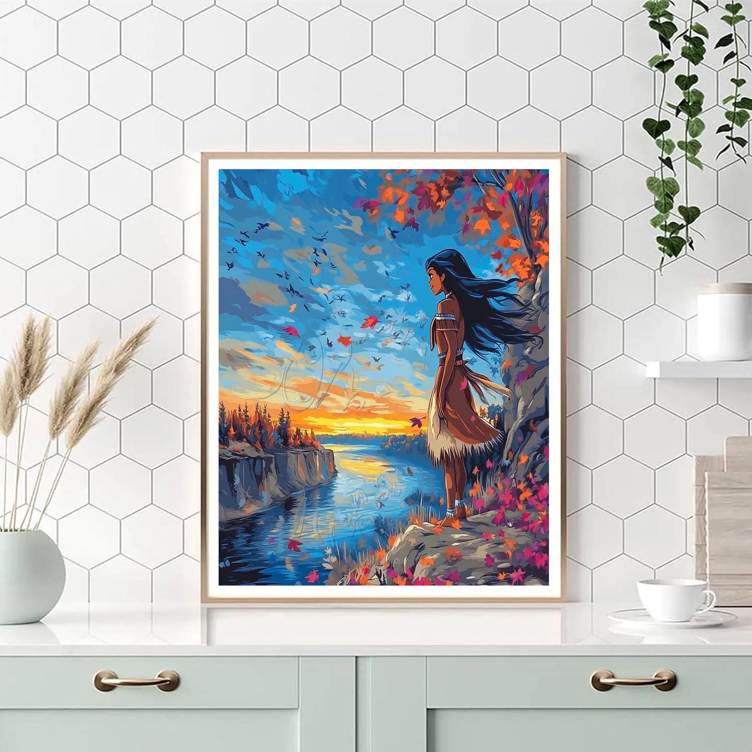Pocahontas River Journey Paint by numbers kits