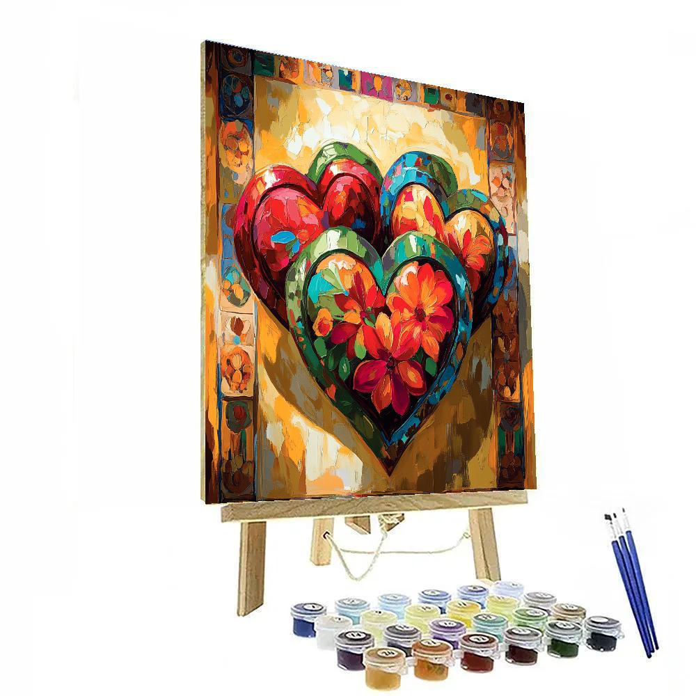 Frida Kahlo Inspired Journey Of The Heart paint by number