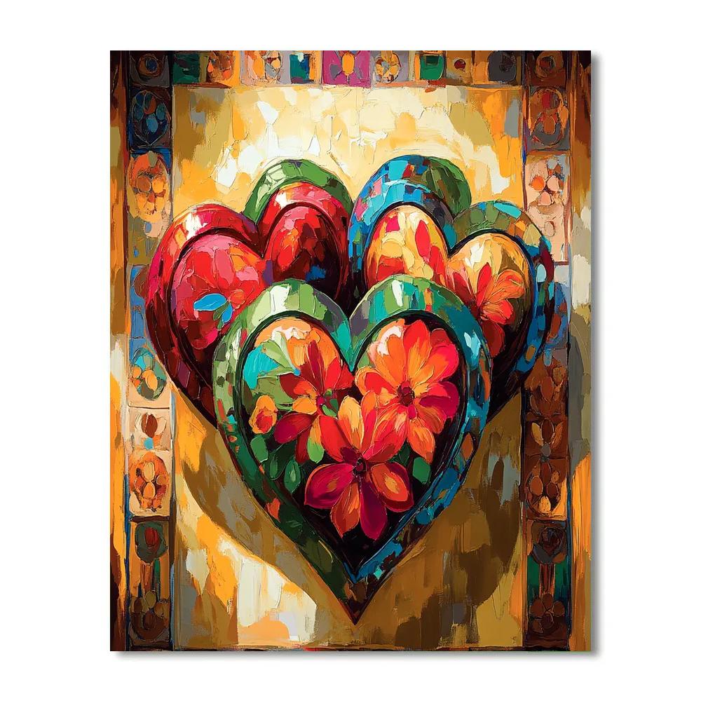 Frida Kahlo Inspired Journey Of The Heart paint by number