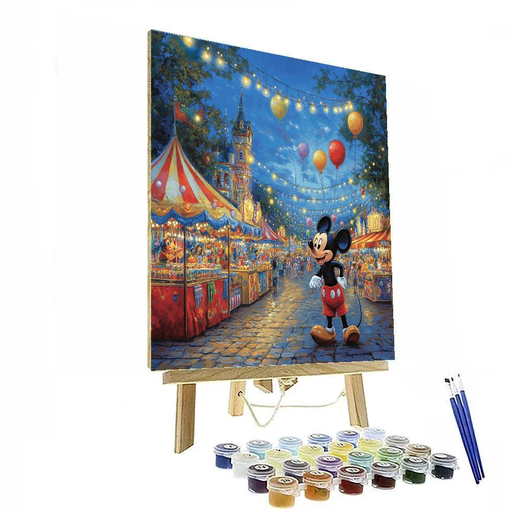 Mickey Mouse’s Festival Fun Fair Number painting