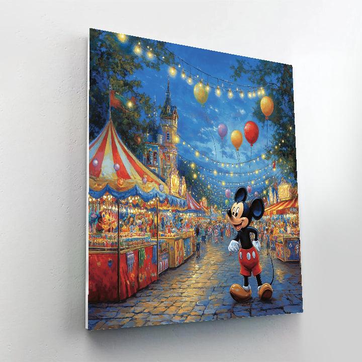 Mickey Mouse’s Festival Fun Fair Number painting