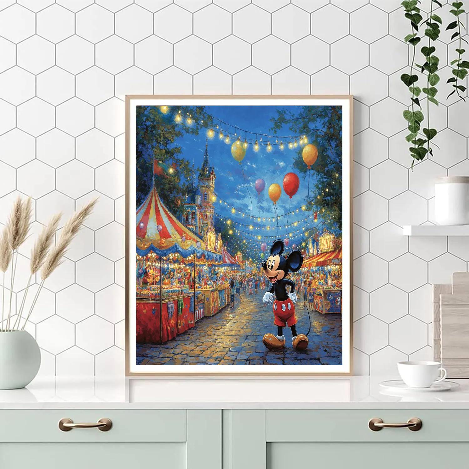 Mickey Mouse’s Festival Fun Fair Number painting