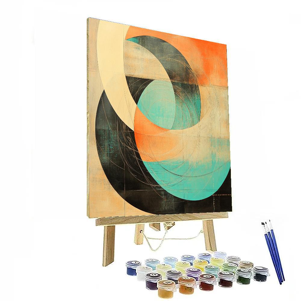 Paul Klee Inspired Rhythmic Orbit Numbered painting kits