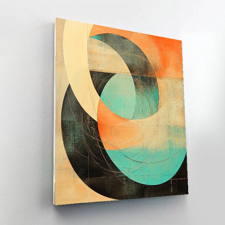 Paul Klee Inspired Rhythmic Orbit Numbered painting kits