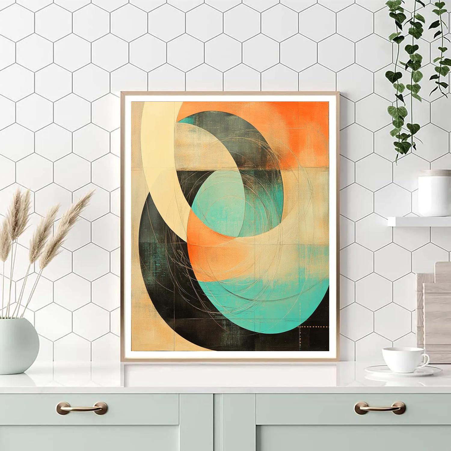 Paul Klee Inspired Rhythmic Orbit Numbered painting kits