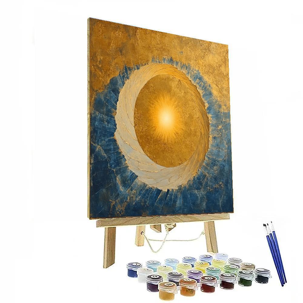 Michelangelo Inspired Solar Prominence Painting by numbers kit