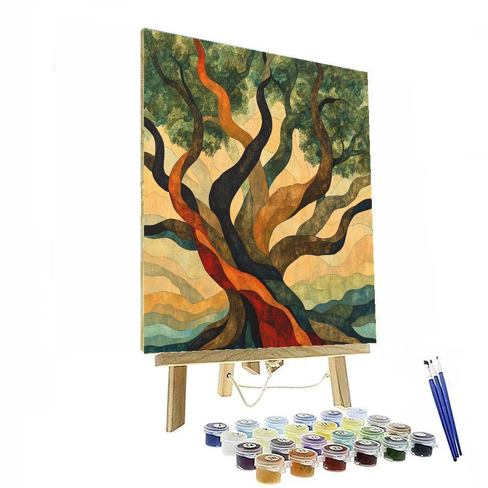Nandalal Bose Inspired Echoes Of The Banyan Number painting