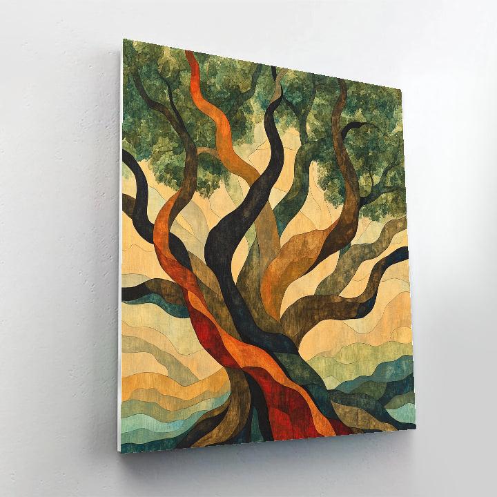 Nandalal Bose Inspired Echoes Of The Banyan Number painting