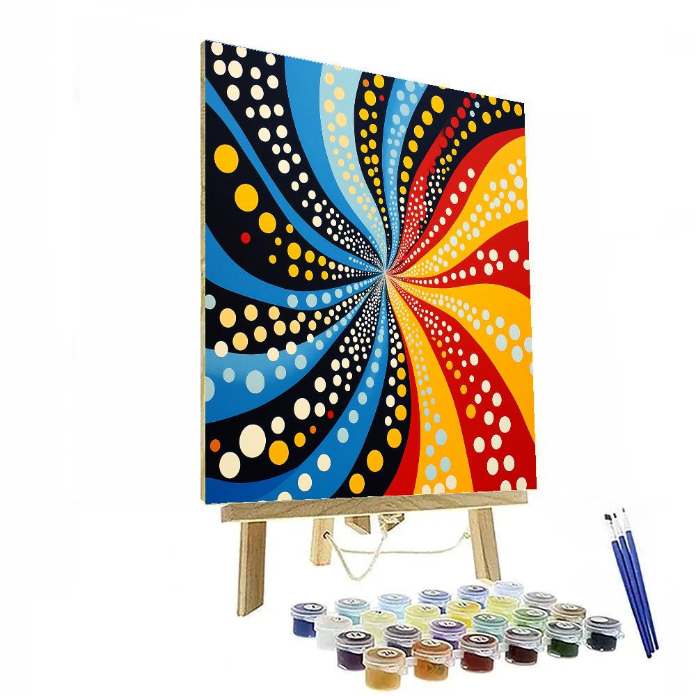 Yayoi Kusama Inspired Cosmic Infinity Patterns Paint by numbers kits