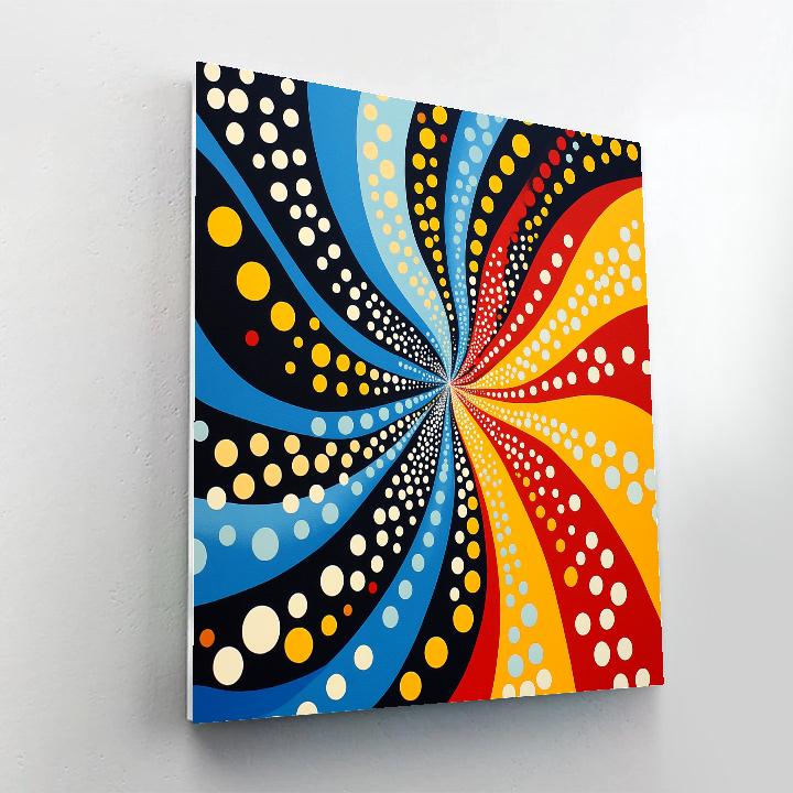 Yayoi Kusama Inspired Cosmic Infinity Patterns Paint by numbers kits