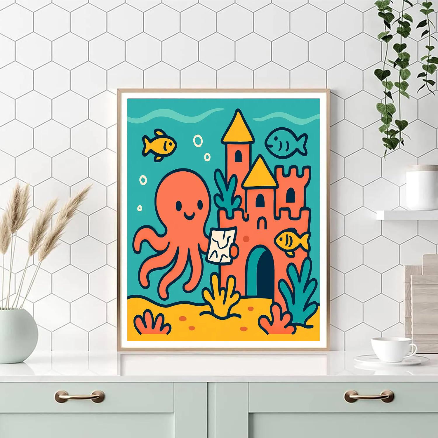 Coral Castle Quest Numbered painting kits