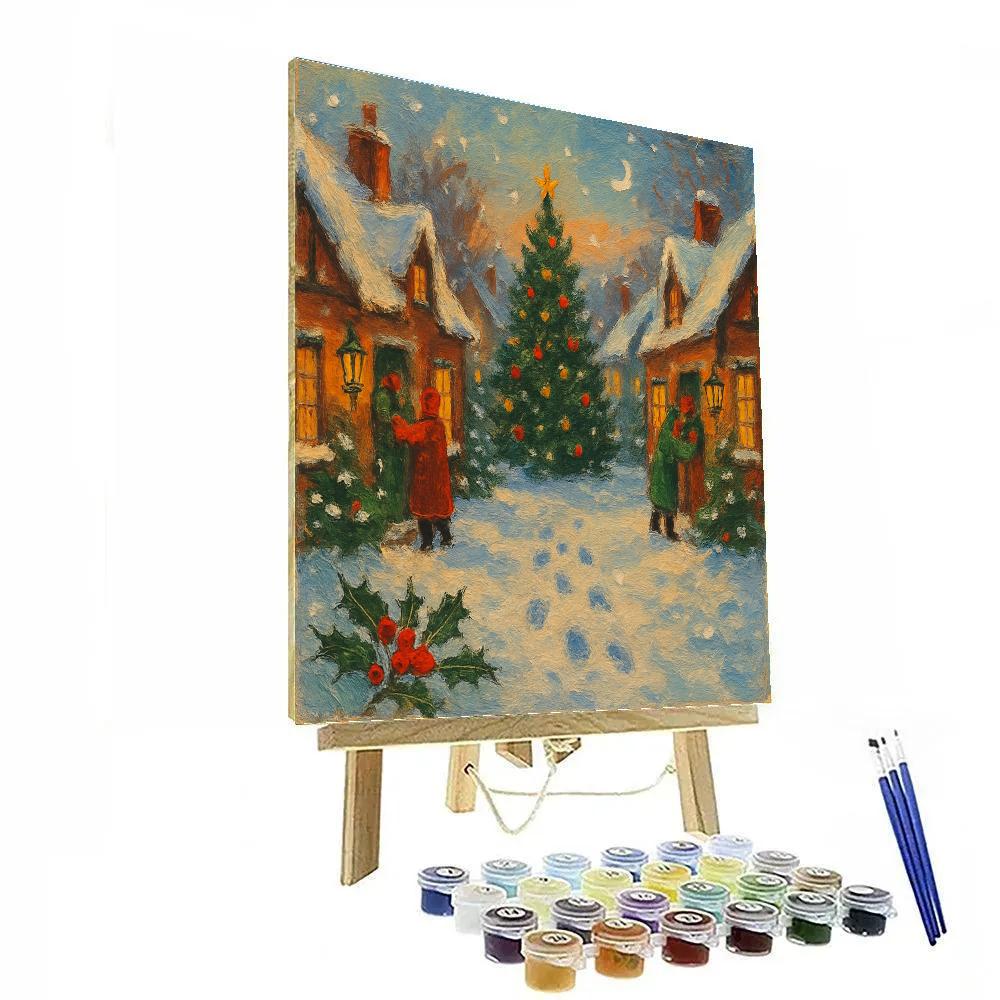 Northlight Village Evening DIY paint by numbers
