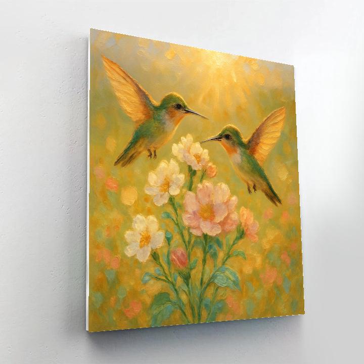Hummingbird Meadow Dream Painting by numbers kit