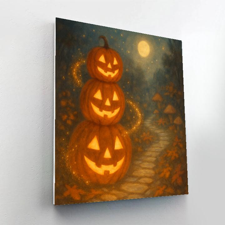 Stacked Lantern Magic Path paint by number