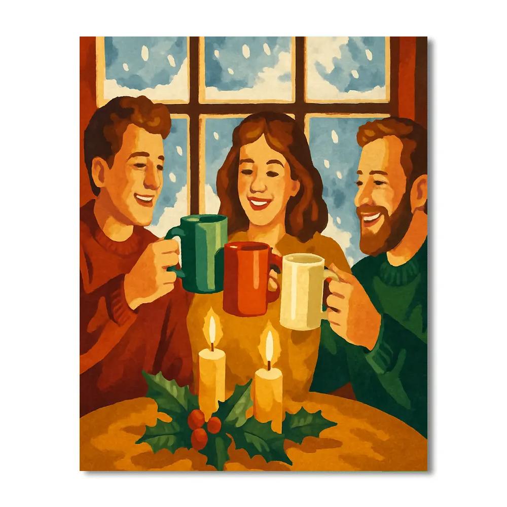 Wassail Window Paint by numbers kits
