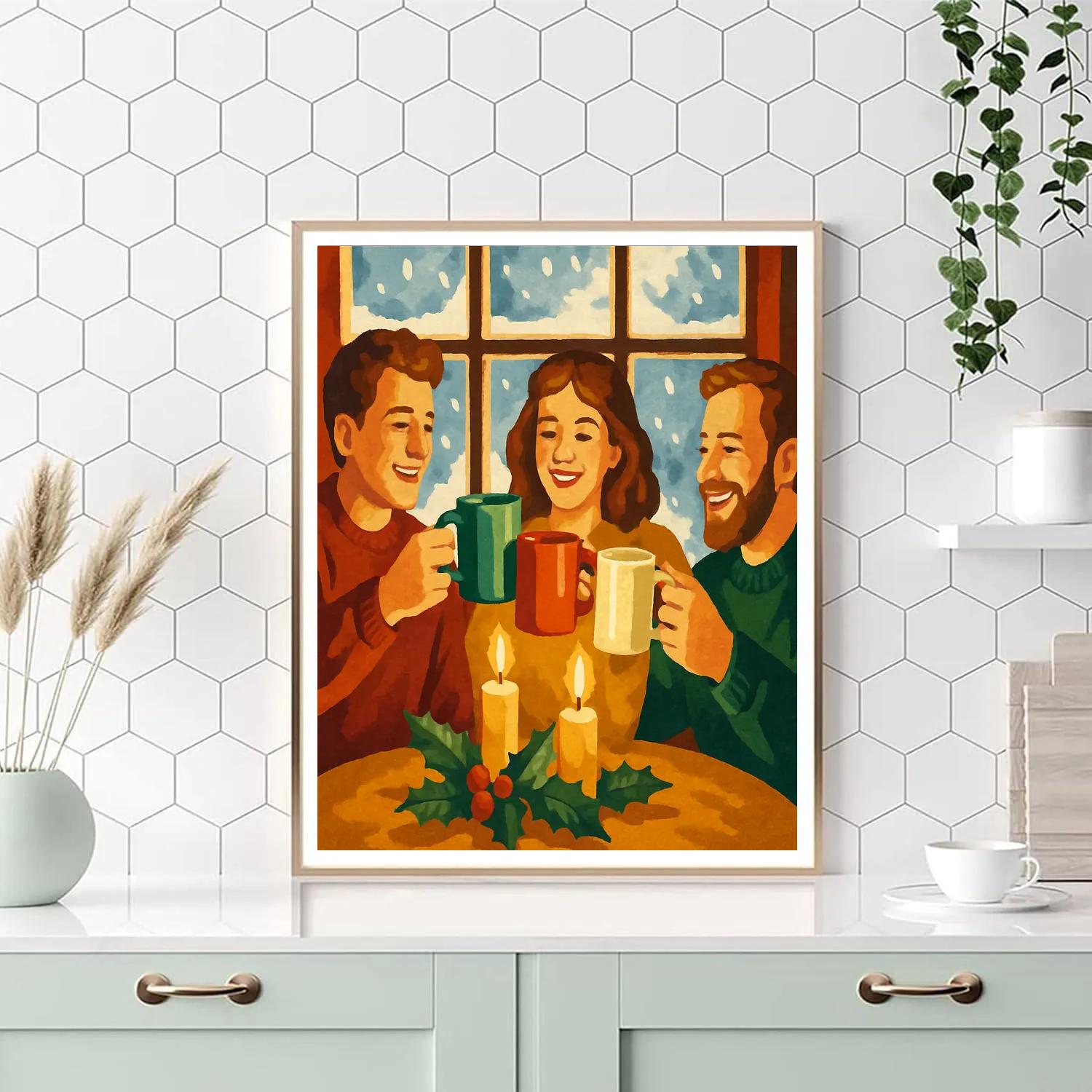 Wassail Window Paint by numbers kits