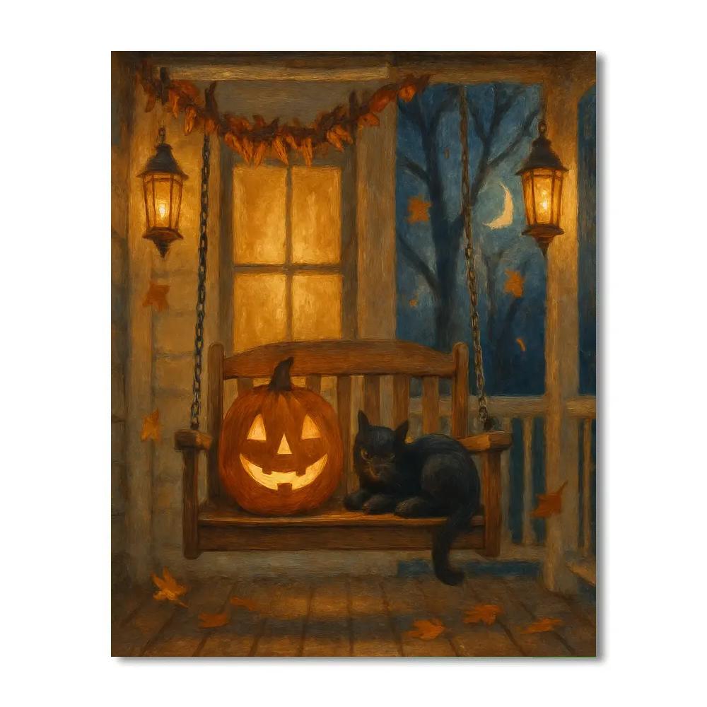 Porch Swing Night Watch paint by color