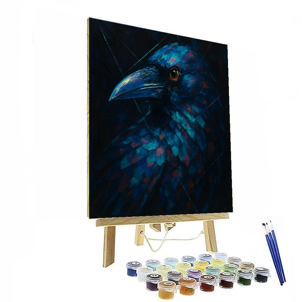 Raven Chromatic Oracle paint by number