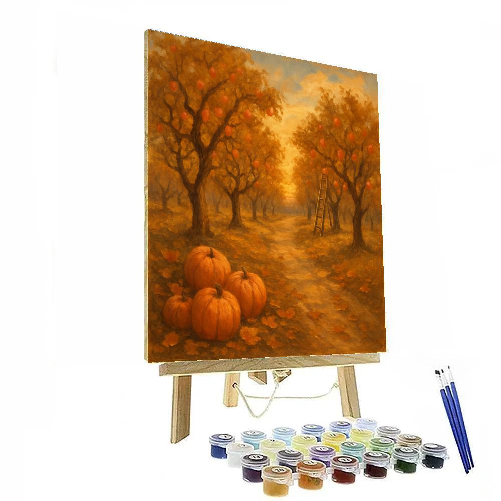 Harvest Twilight At The Orchard paint by numbers
