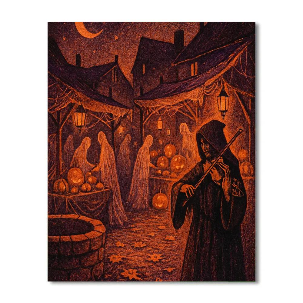 Cobblestone Lantern Market paint by number