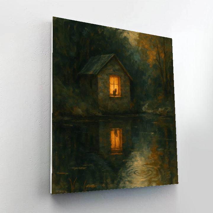 Hidden Cove Lantern Glow painting number kit