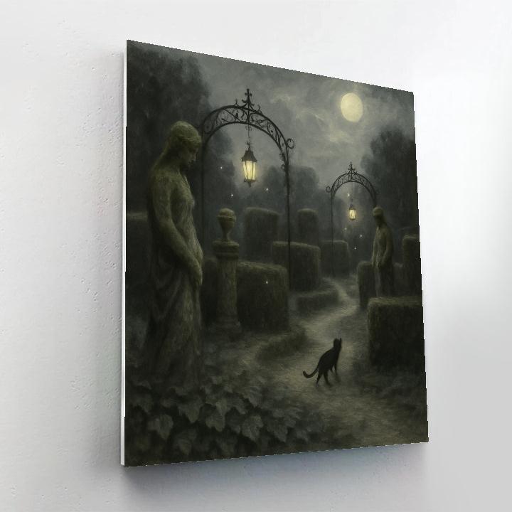 Moon Garden Of Whispers Paint by numbers art