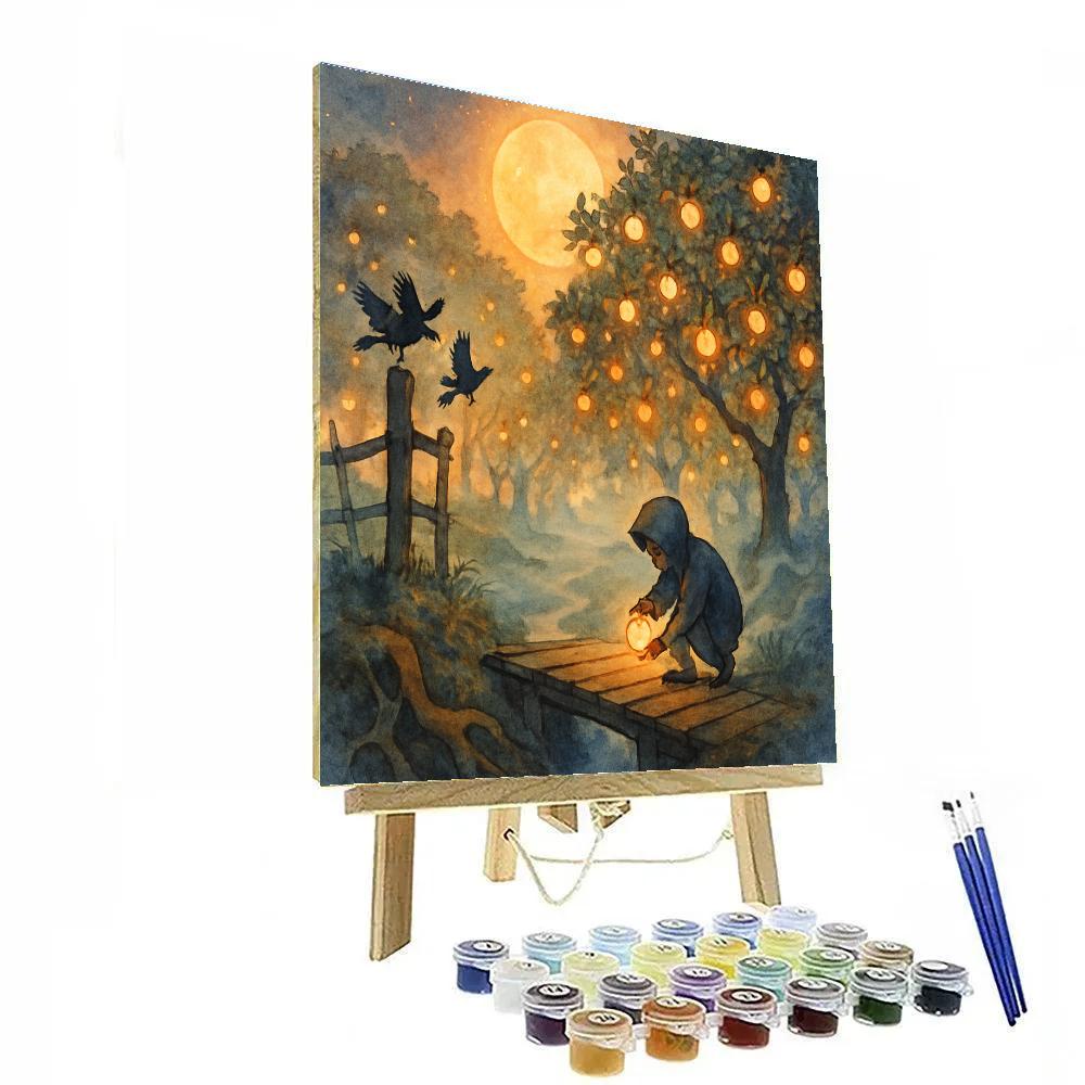 Bridge To The Ghost Orchard paint by numbers