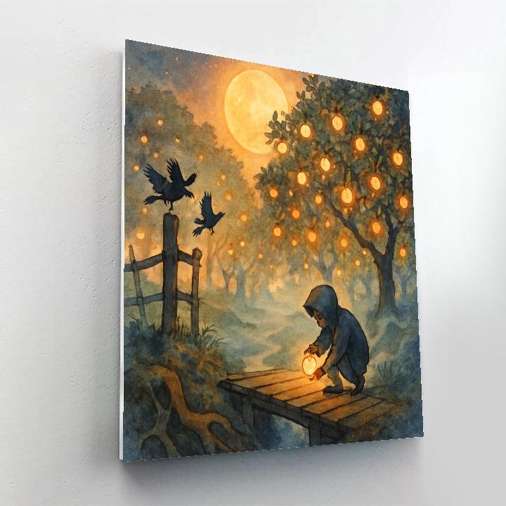 Bridge To The Ghost Orchard paint by numbers