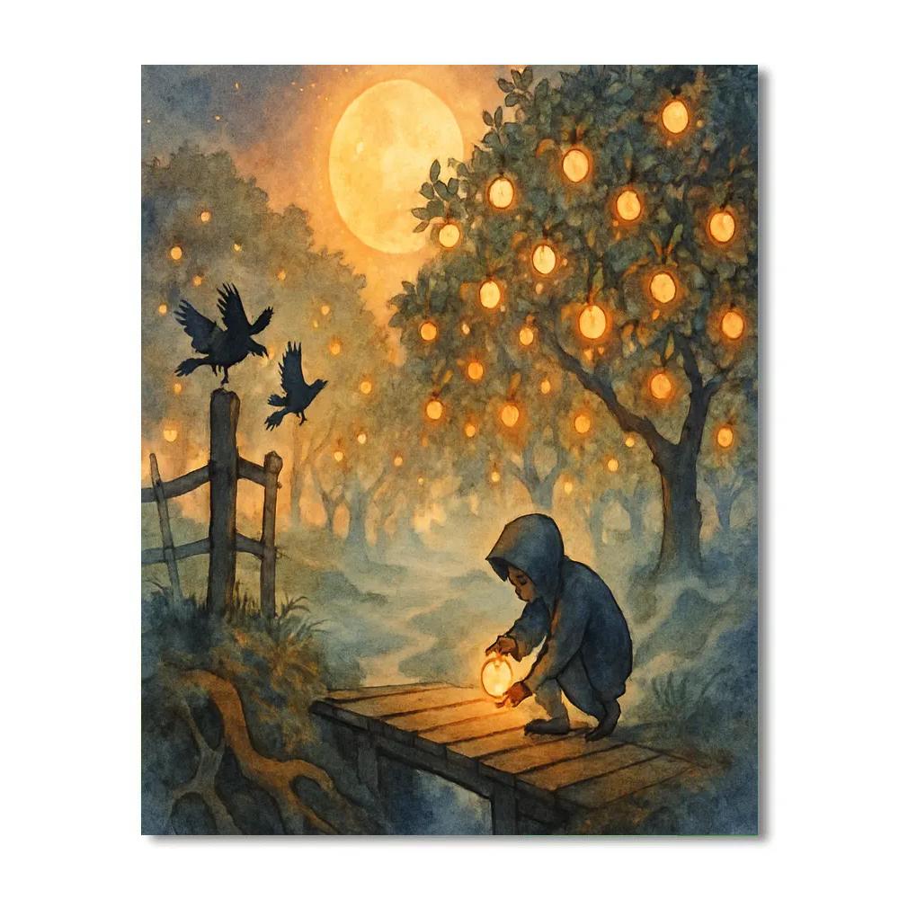 Bridge To The Ghost Orchard paint by numbers