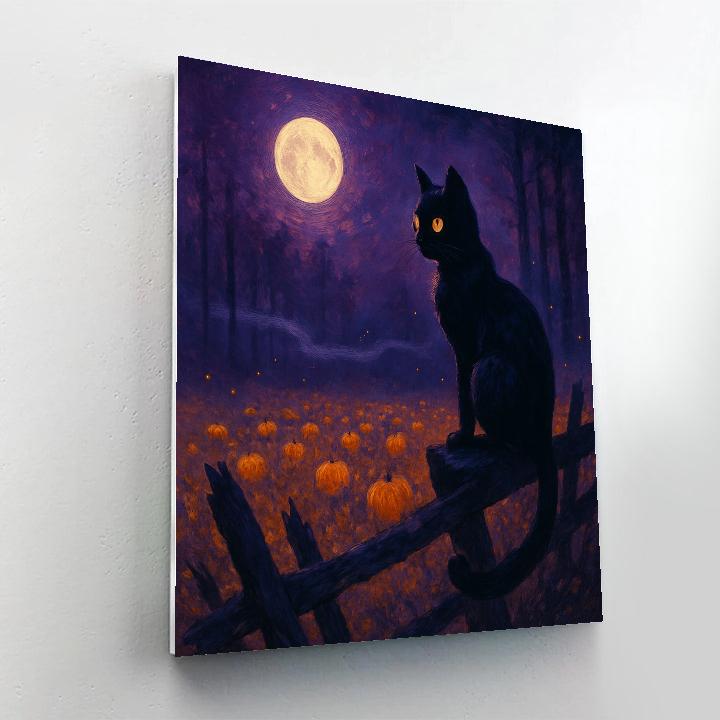 Nocturne Of The Black Cat Painting by numbers kit